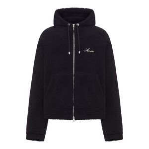 Amiri Men Bones Fleece Zip Hoodie